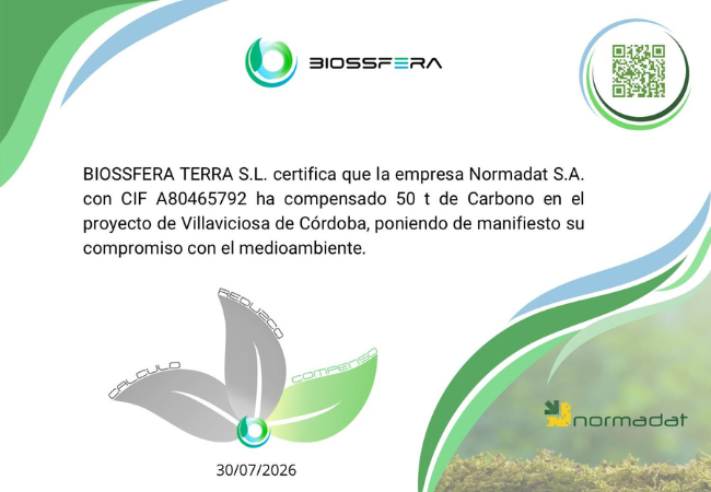 Certificado NORMADAT